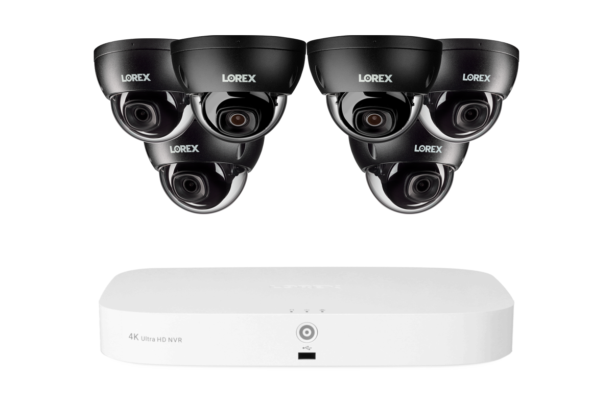 Lorex Fusion Series 4K 16 Camera Capable (8 Wired + 8 Fusion Wi-Fi) 2TB Wired NVR System with 4MP (2K) A4 IP Dome Cameras - Black 6