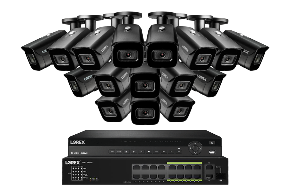 Lorex 4K 32-Channel 8TB Wired NVR System with Nocturnal 3 Smart IP 