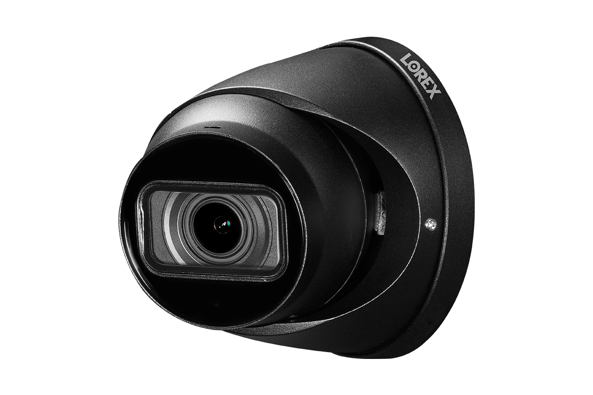 Lorex 4K IP Wired Dome Security Camera with Listen-In Audio, Motorized Varifocal Lens and Real-Time 30FPS Recording - Open Box