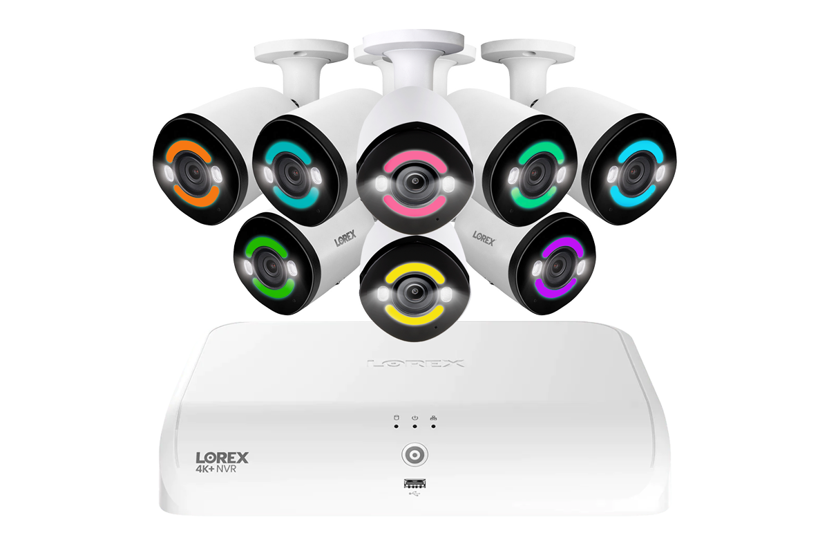 Lorex 4K+ 12MP 16 Camera Capable (8 Wired + 8 Fusion Wi-Fi ) 2TB Wired