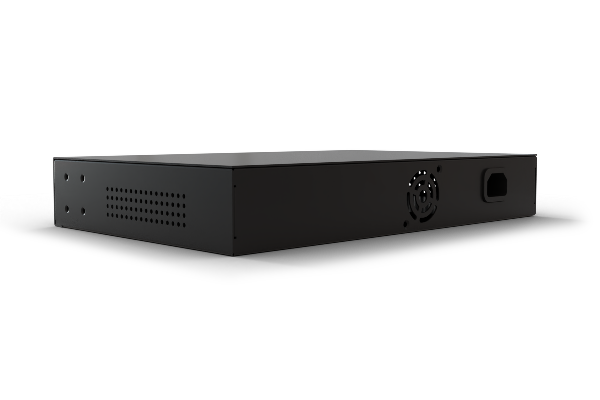Lorex 16-Port Unmanaged Switch (8-port ePoE and 8-port PoE+) and 250W Power Budget