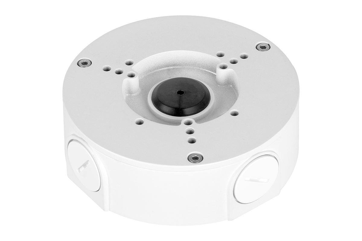 Outdoor Round Junction Box for 3 Screw Base Cameras - Open Box