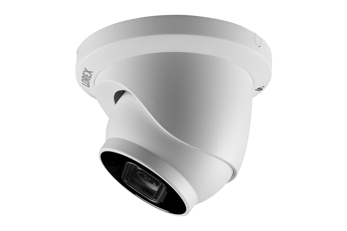 Aurora Series A20 4K IP Wired Dome Security Camera with Listen-In Audio and Smart Motion Detection