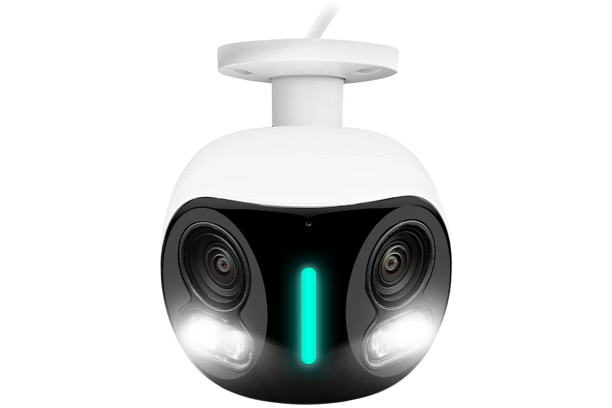 Halo Series H20 4K IP Wired Dual Lens Security Camera with Smart Security Lighting and Smart Motion Detection