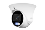 Lorex Connect U3 2K+ PoE Turret Camera with Red & Blue Deterrence Lights