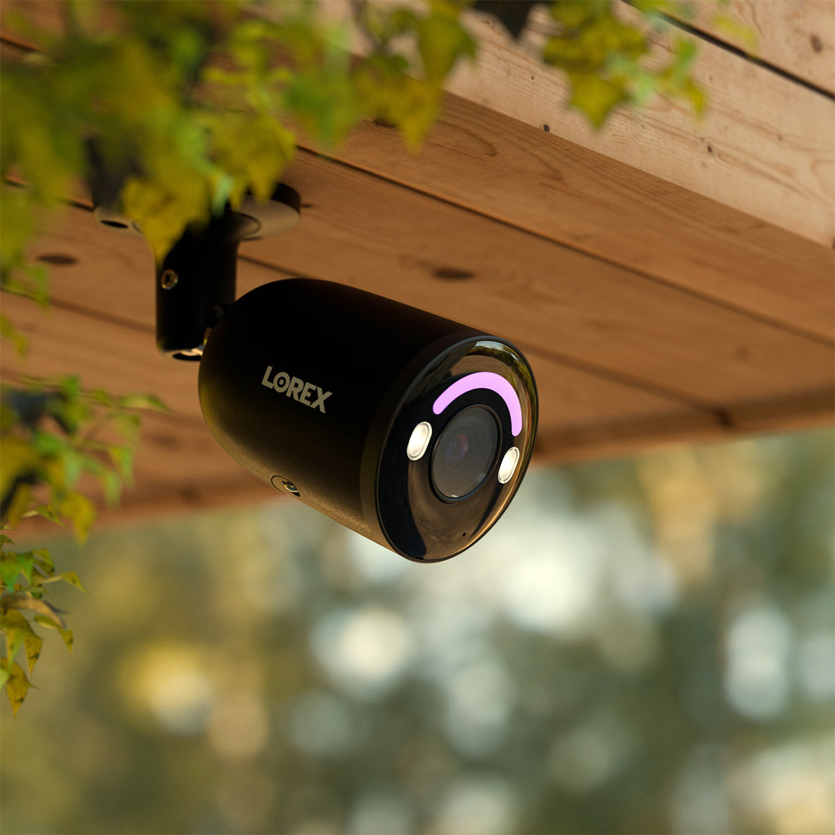 Lorex H12 4K IP Wired Bullet Security Camera with Smart Security Lighting and Smart Motion Detection