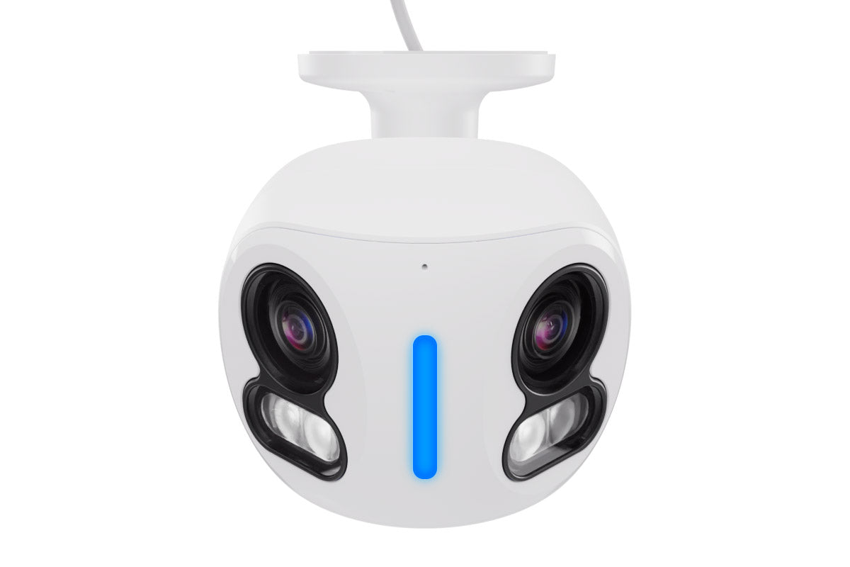 Lorex Classic 4K Dual-Lens IP Camera with Smart Lighting & Motion Detection