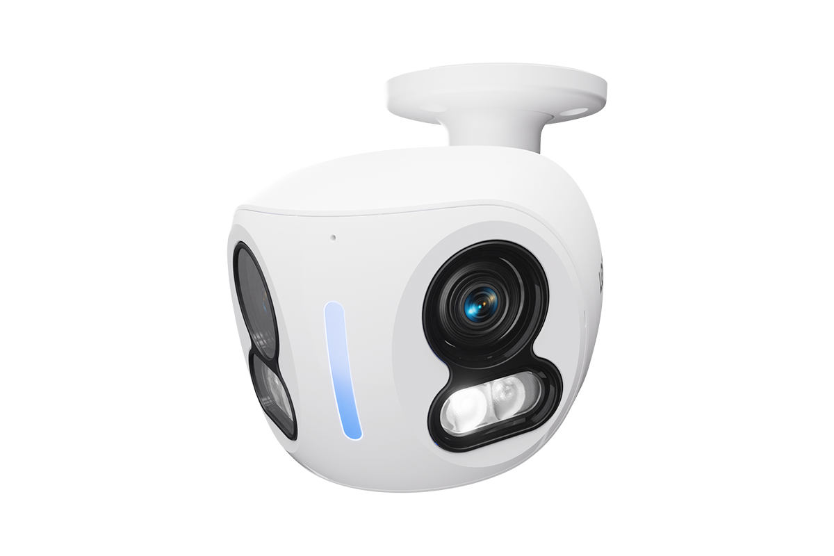 Lorex Classic 4K Dual-Lens IP Camera with Smart Lighting & Motion Detection