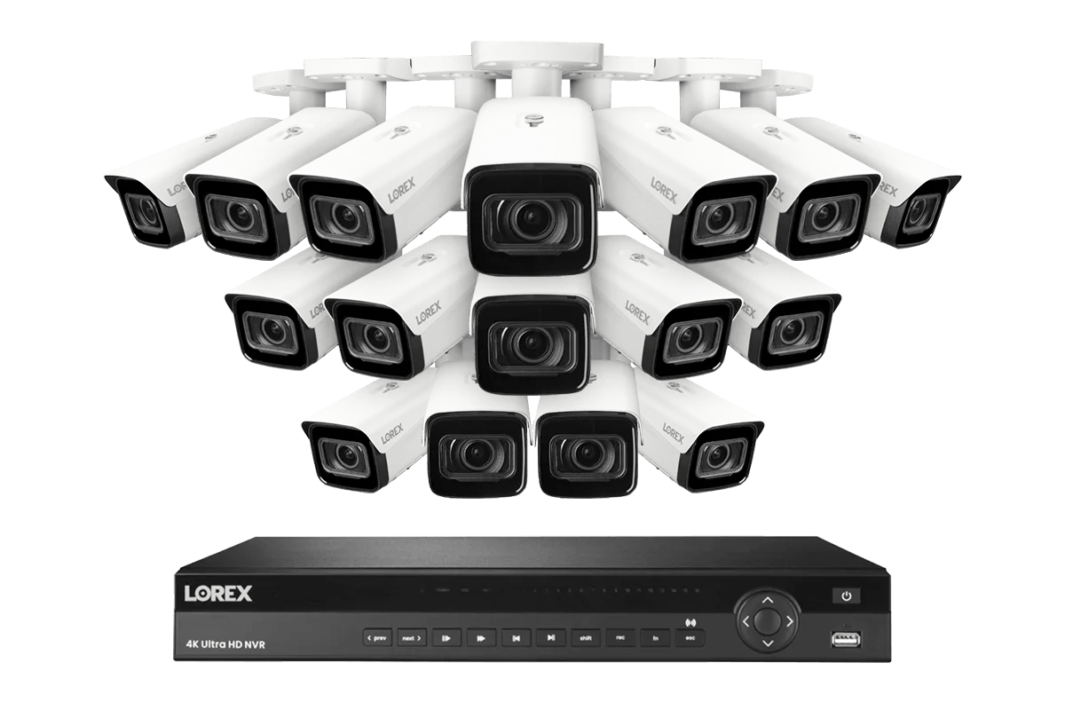 Lorex Elite Series 16-Channel (4TB) 4K IP System with Nocturnal N4 Lite Bullet Cameras