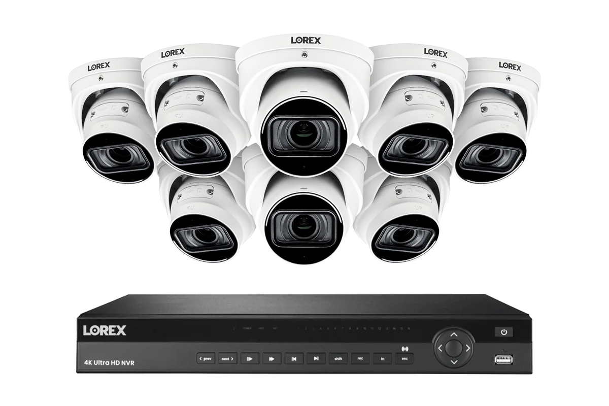 Lorex Elite Series 16-Channel (4TB) 4K IP System with Nocturnal N4 Lite Turret Cameras