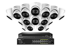 Lorex Elite Series 32-Channel (8TB) 4K IP System with Nocturnal N4 Lite Turret Cameras and PoE Switch