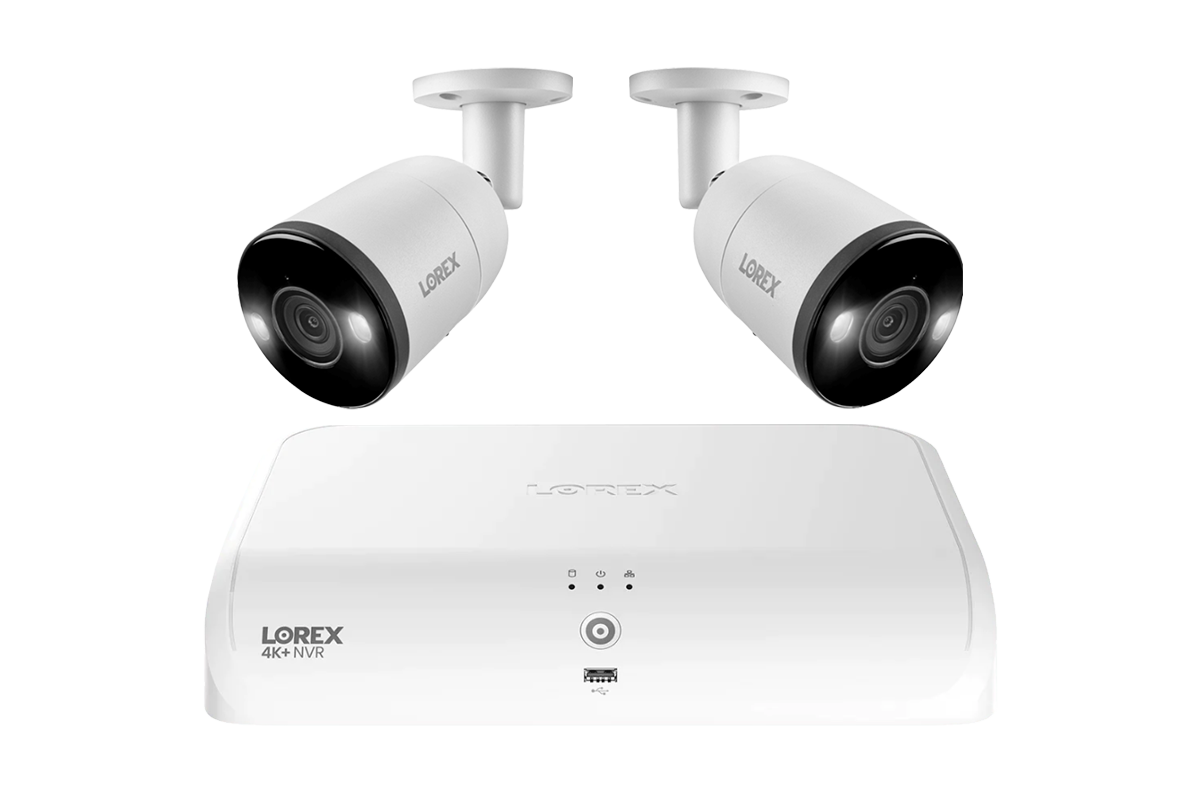 Lorex Fusion Series 4K+ 16 Channel (8 Wired + 8 Fusion Wi-Fi) 2TB Wired System with H13 Wired 4K IP Bullet Cameras