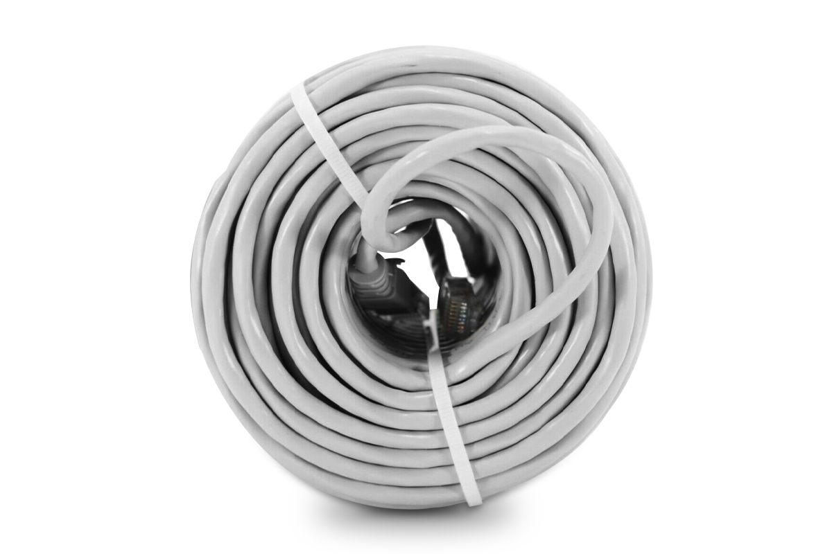 Cat5e Network Ethernet Cable for IP Security Cameras (UL-Rated, 8-pack)