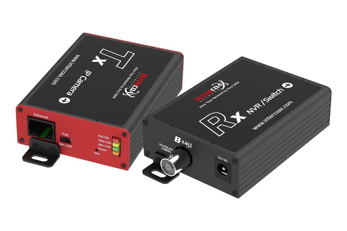 Premium Single Port Ethernet over Coax Transmitter / Receiver