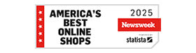 Newsweek American's Best Online Shop 2025 official Logo