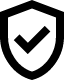 shield with checkmark icon