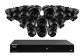 Lorex Fusion Series 4K 16 Camera Capable (Wired or Fusion Wi-Fi) 4TB Wired NVR System with A14 IP Turret Cameras
