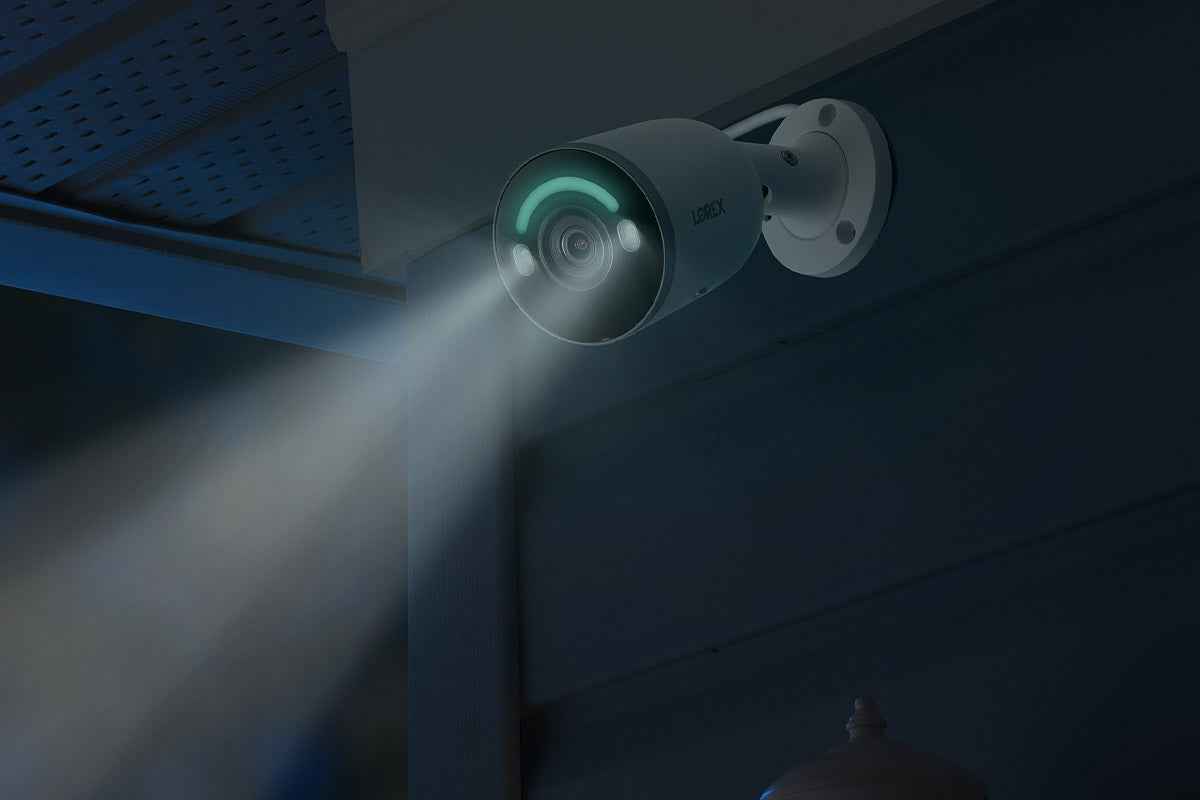 H Series H14 4K IP Wired Bullet Security Camera with Smart Security Lighting and Smart Motion Detection