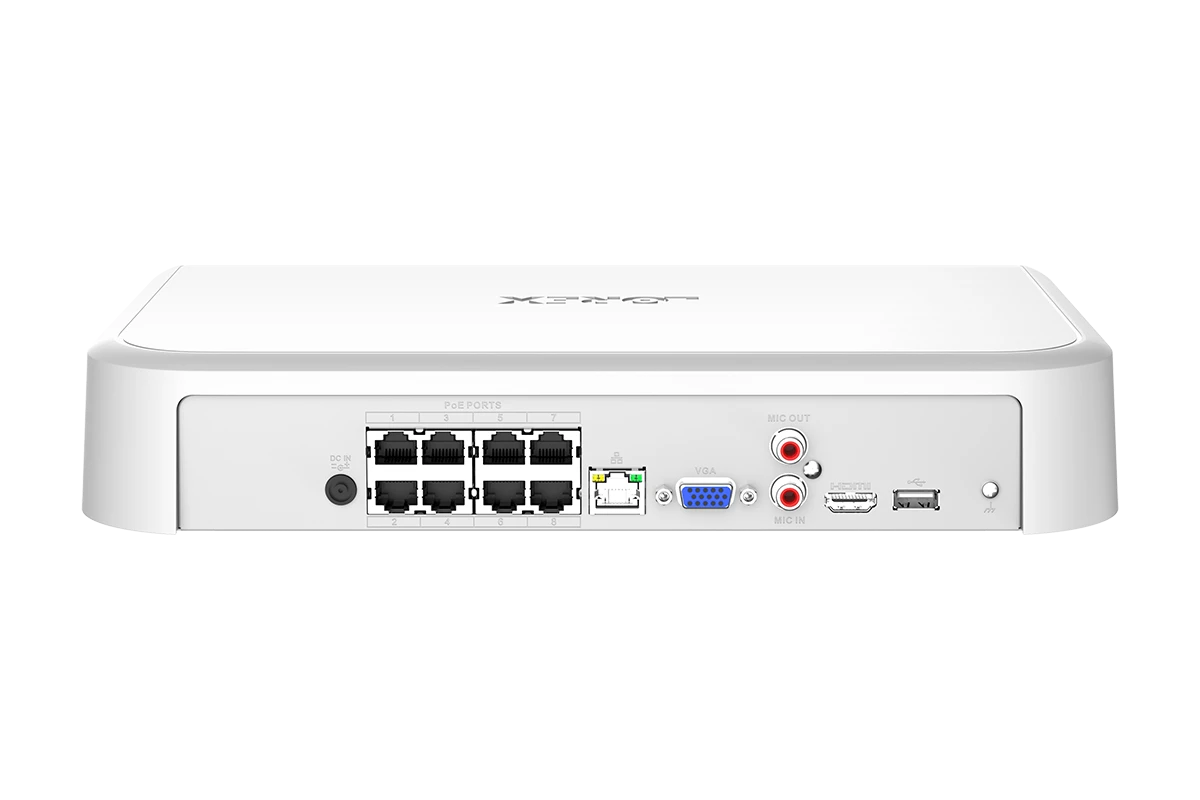 Lorex Fusion 4K+ Ultra HD 12MP 16 Camera Capable (8 Wired + 8 Fusion Wi-Fi ) Network Video Recorder