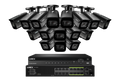 Lorex 4K (32 Camera Capable) 8TB Wired NVR System with Nocturnal 3 Smart IP Bullet Cameras Featuring Listen-In Audio and 30FPS Recording