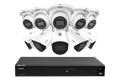 Lorex Fusion NVR with A20 (Aurora Series) IP Dome and Bullet Cameras - 4K 16-Channel 4TB Wired System