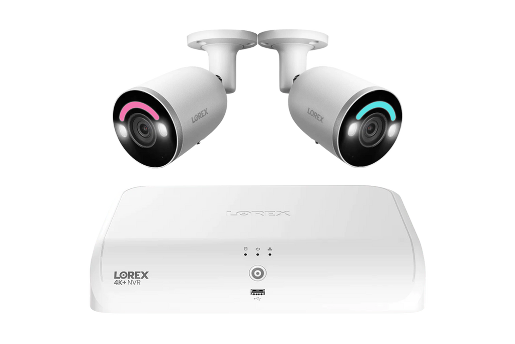 Lorex Fusion Series 4K 16 Channel (8 Wired + 8 Fusion Wi-Fi) 2TB Wired System with H12 Wired 4K IP Bullet Cameras