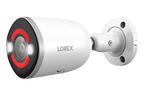 Lorex Fusion 4K 16-channel 2TB Wired NVR System with Eight Deterrence Bullet Wired Cameras plus One 2K Doorbell and One Sensor Kit with Three Sensors