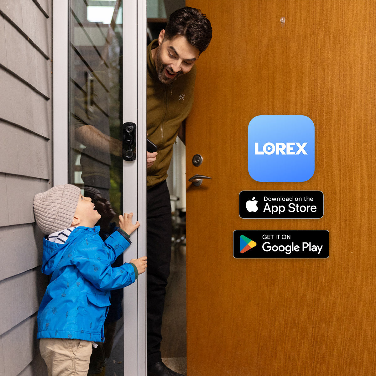 Lorex 4K Battery Video Doorbell (64GB)