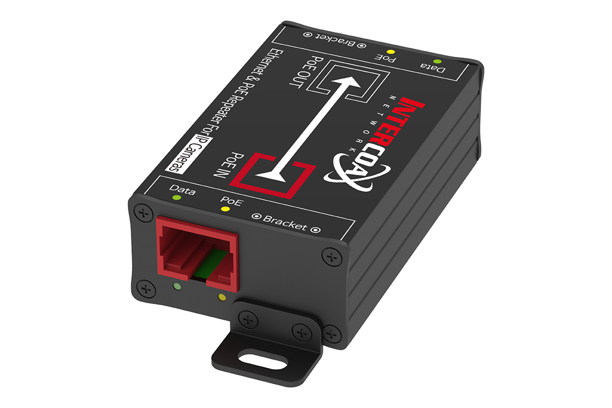Single Port PoE+ Repeater (200m/600ft PoE Repeater)