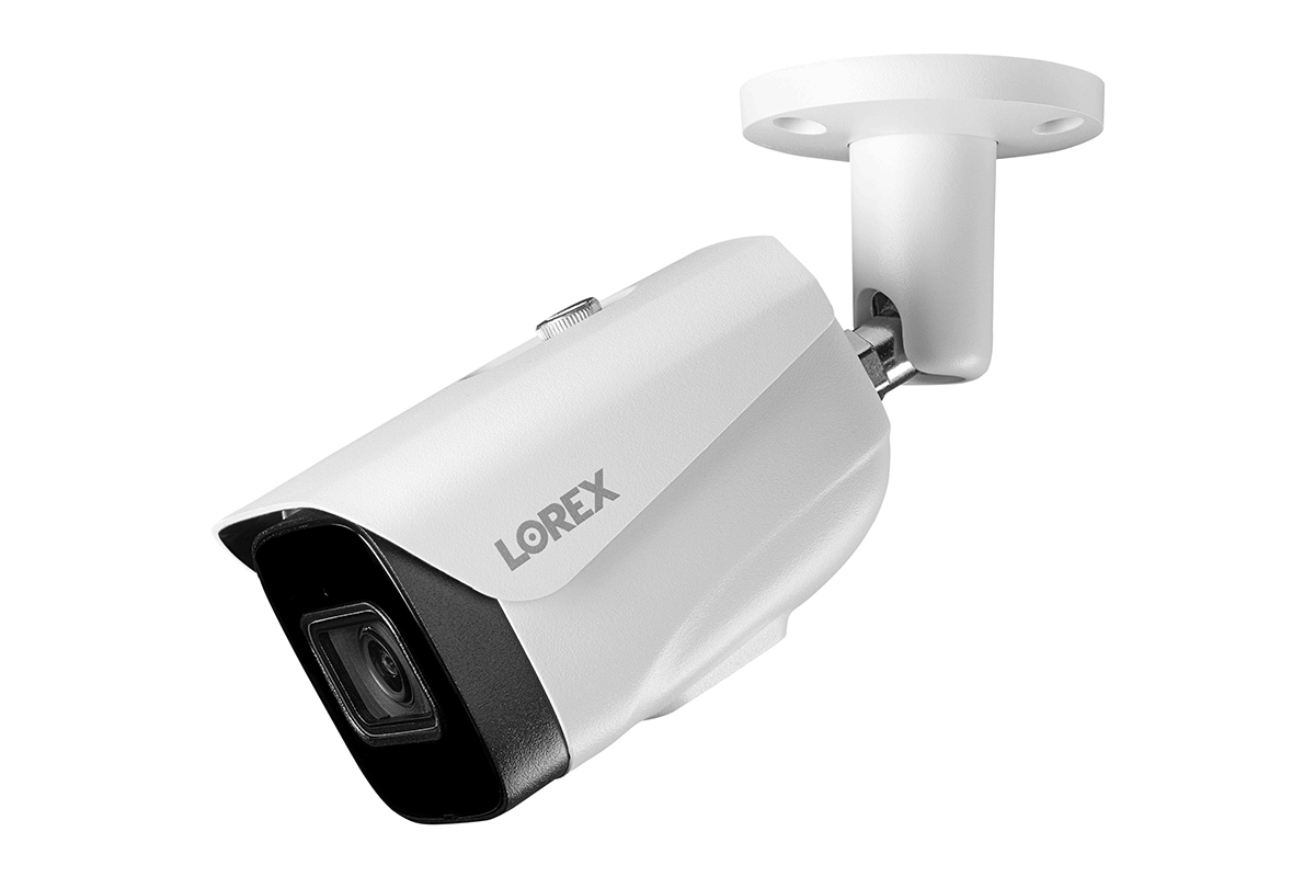 Lorex 4K (8MP) Smart IP White Security Camera with Listen-in Audio and Real-Time 30FPS Recording - Open Box