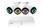 Lorex 4K+ Fusion Wired NVR System with 4 Bullet IP Cameras Featuring 12MP Ultra HD and Smart Security Lighting