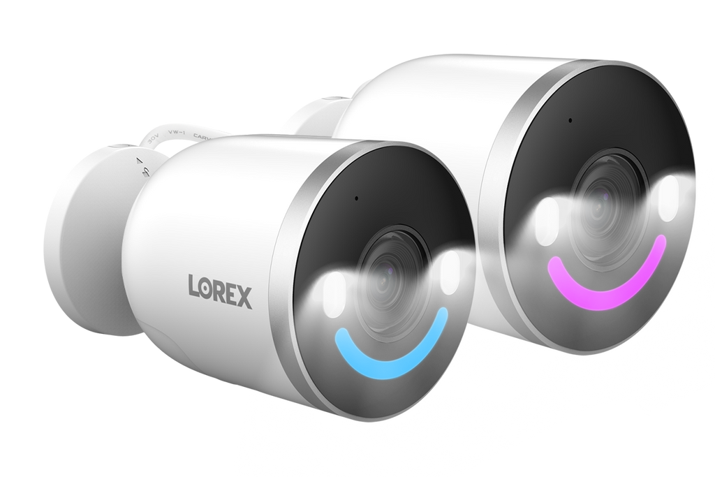 Lorex 4K Spotlight Indoor/Outdoor Wi-Fi 6 Security Camera with Smart Security Lighting - 2 Pack