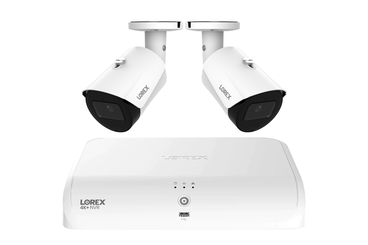 Lorex Fusion Series 4K+ 16 Channel (8 Wired + 8 Fusion Wi-Fi) 2TB Wired System with A14 Wired 4K IP Bullet Cameras