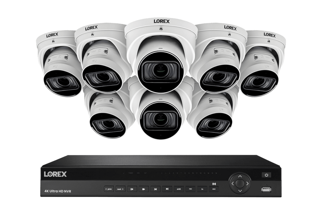 Lorex LNE9242B 4K Smart IP Black Dome Security Camera Listen-in Audio(M. Ref Lorex LNE9242B 4K Smart IP Black Dome Security Camera Listen-in Audio(M. Ref