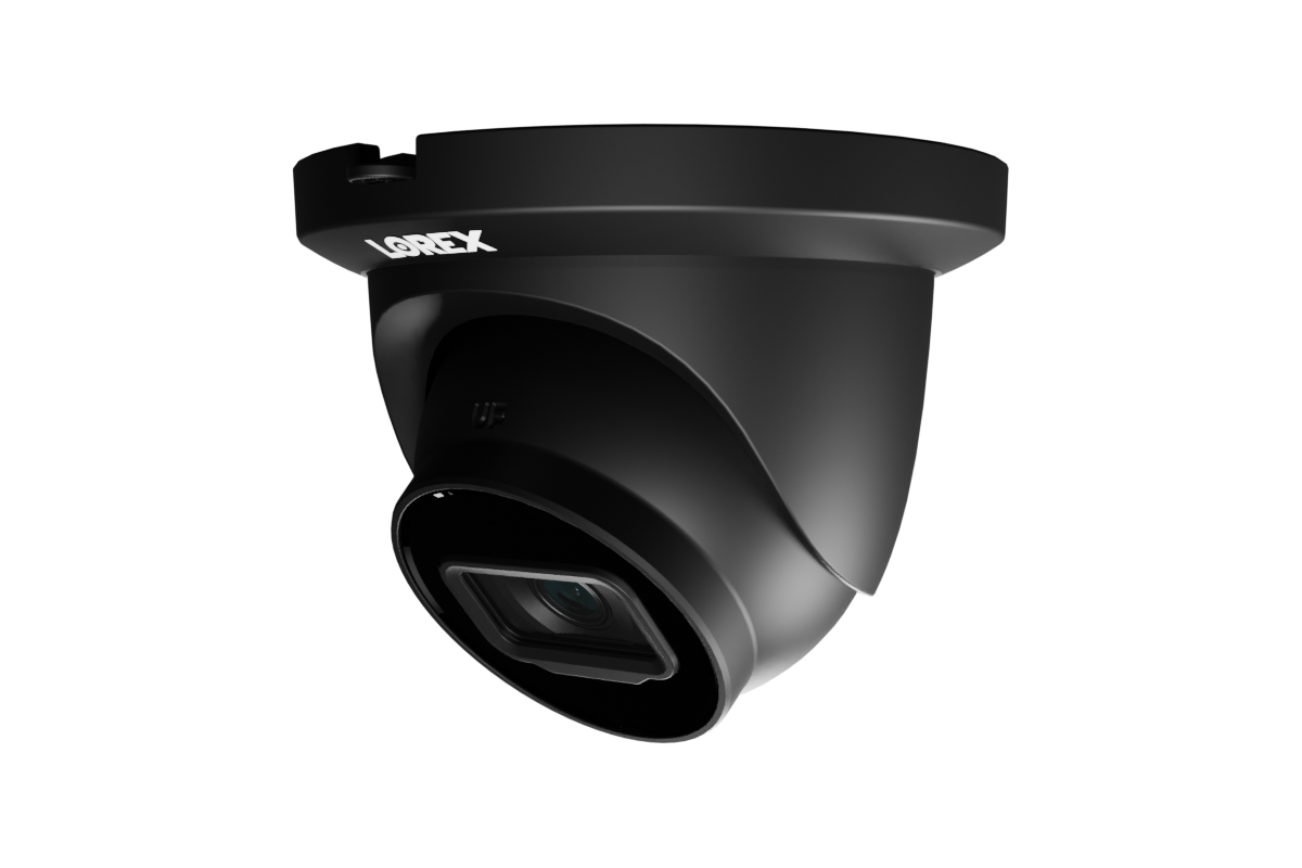 Lorex A4 4MP IP Wired Turret Security Camera with Listen-In Audio and Smart Motion Detection