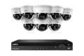 Lorex Fusion Series 4K 16 Camera Capable (Wired or Fusion Wi-Fi) 4TB Wired NVR System with 4MP (2K) A4 IP Dome Cameras- White 8