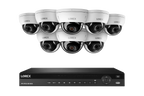 Lorex Fusion Series 4K 16 Camera Capable (Wired or Fusion Wi-Fi) 4TB Wired NVR System with 4MP (2K) A4 IP Dome Cameras- White 8