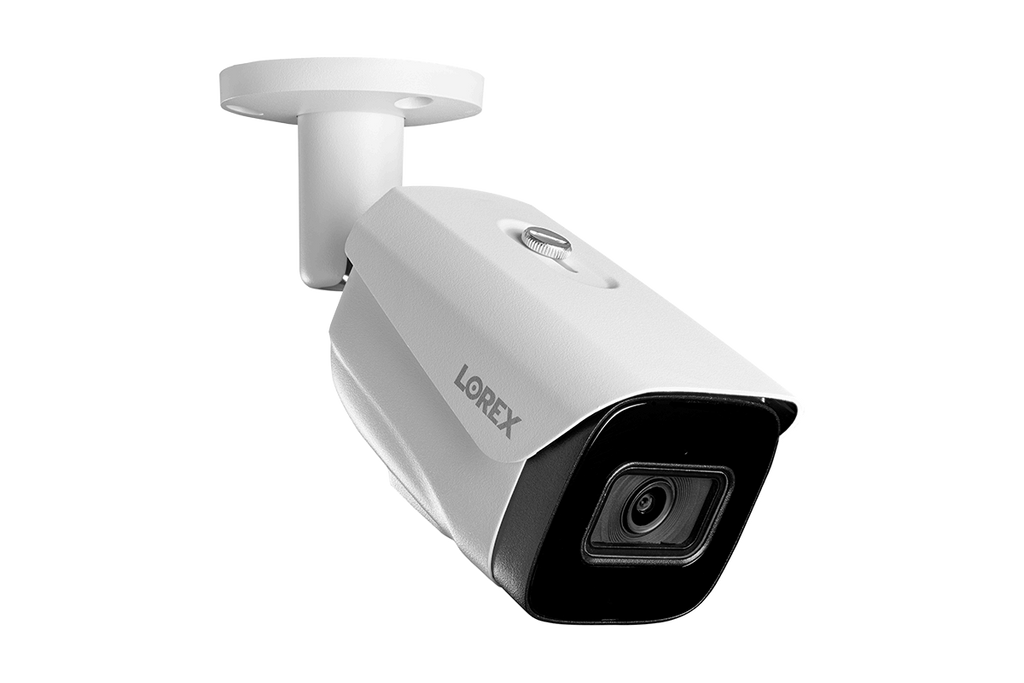 Lorex 4K (8MP) Smart IP White Security Camera with Listen-in Audio and Real-Time 30FPS Recording - Open Box