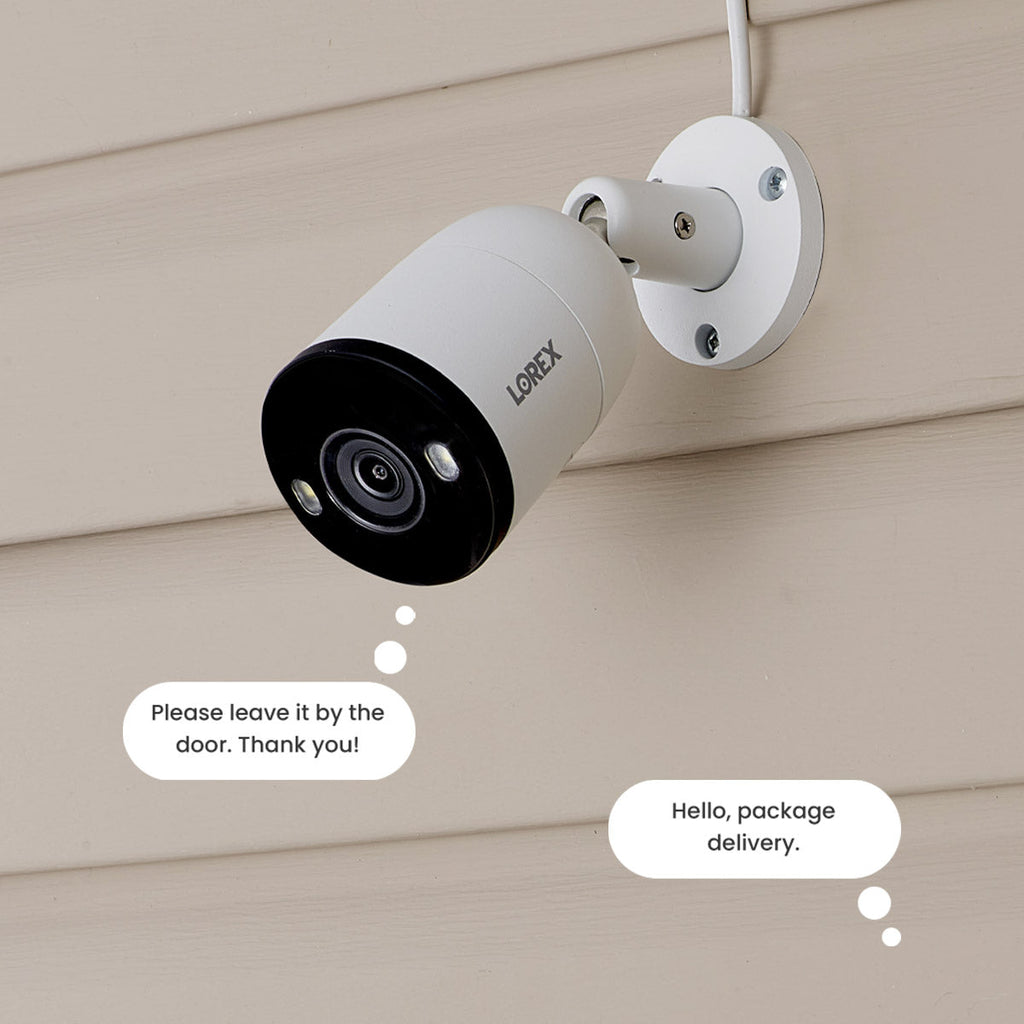 Lorex Fusion Series 4K+ 16 Channel (8 Wired + 8 Fusion Wi-Fi) 2TB Wired System with H13 Wired 4K IP Bullet Cameras