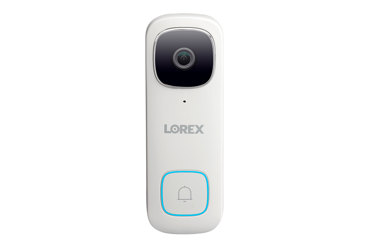 Lorex 2K Wire-Free Security System with Battery-Operated Cameras and 2K Wi-Fi Video Doorbell