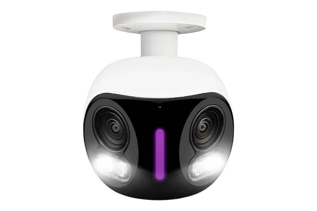 Lorex 4K Dual-Lens Wi-Fi Security Camera with Smart Security Lighting