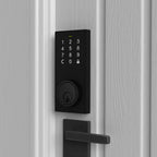 Smartlock Bluetooth Deadbolt Smart Lock with Touchpad and App Control - Matte Black