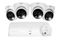 4K 8-channel 2TB Wired NVR System with 4 Smart Deterrence Cameras + Smart Sensor Kit