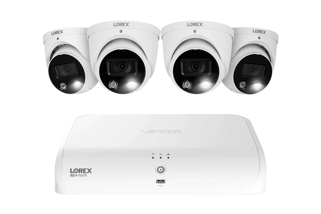 Lorex Fusion Series 4K+ 16 Channel (8 Wired + 8 Fusion Wi-Fi) 2TB Wired System with H13 Wired 4K IP Dome Cameras - 4