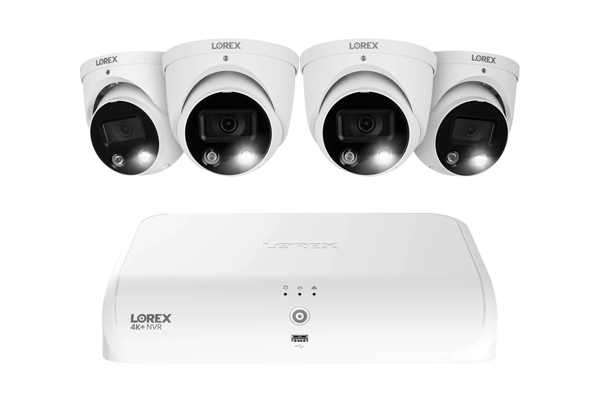 Lorex Fusion Series 4K+ 16 Channel (8 Wired + 8 Fusion Wi-Fi) 2TB Wired System with H13 Wired 4K IP Dome Cameras - 4