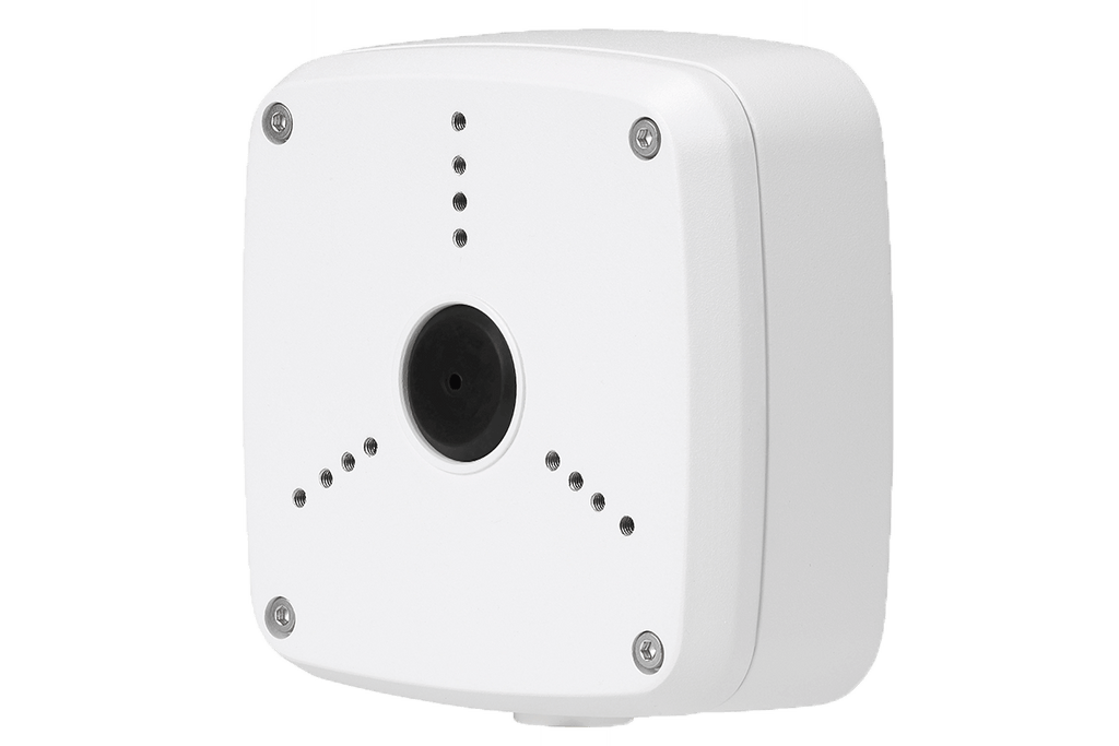 Outdoor Square Junction Box for 3 Screw Base Cameras - Open Box