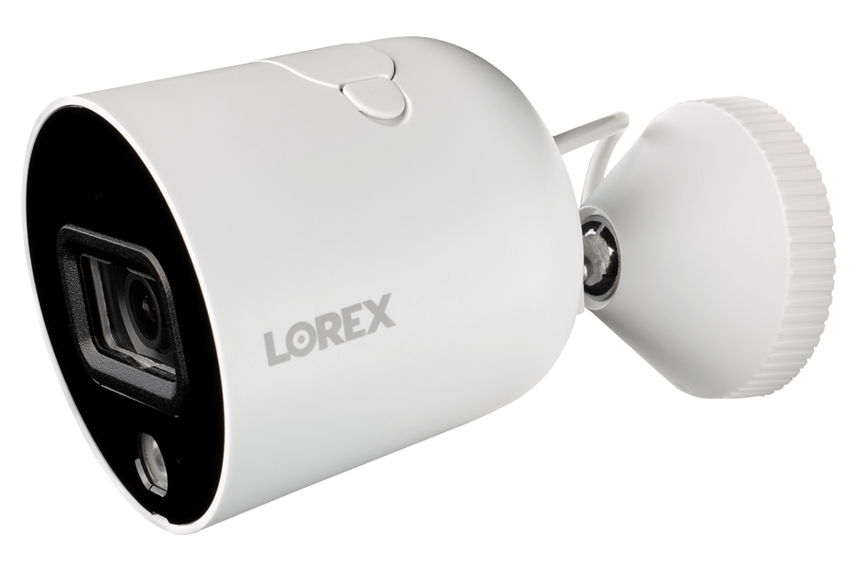 Loresx Smart Indoor/Outdoor 1080p Wi-Fi Camera With Smart Deterrence and Color Night Vision - Open Box