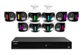 Lorex Fusion Series 4K 16 Camera Capable (Wired or Fusion Wi-Fi) 4TB Wired NVR System with H20 IP Dual Lens Cameras