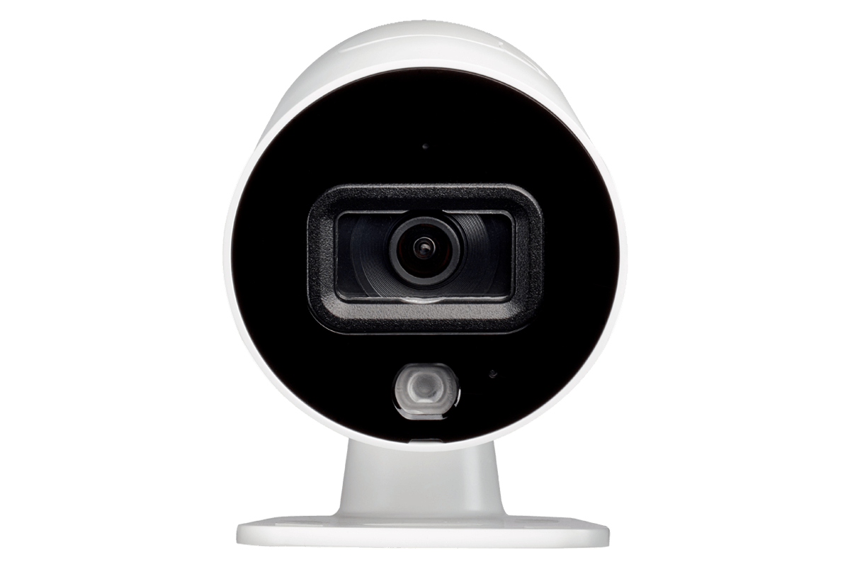 Loresx Smart Indoor/Outdoor 1080p Wi-Fi Camera With Smart Deterrence and Color Night Vision - Open Box