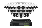 Lorex Pro Series 4K 32 Camera Capable 8TB Wired NVR System with 4MP (2K) A4 IP Bullet Cameras - White 32